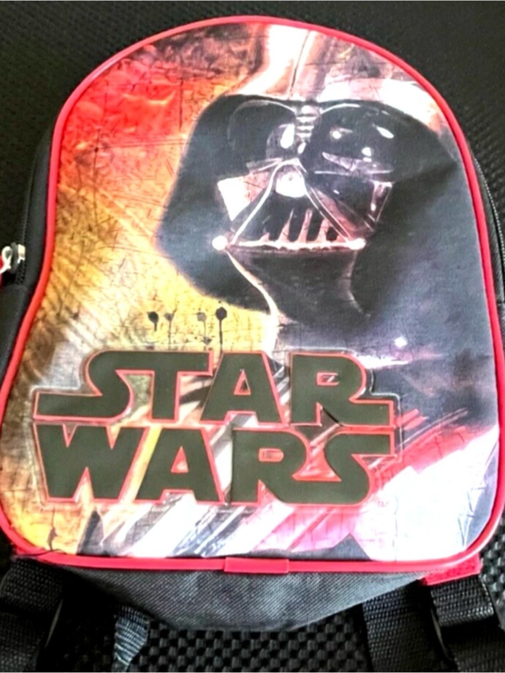 Star Wars Kids Backpack - Black with Red Trim